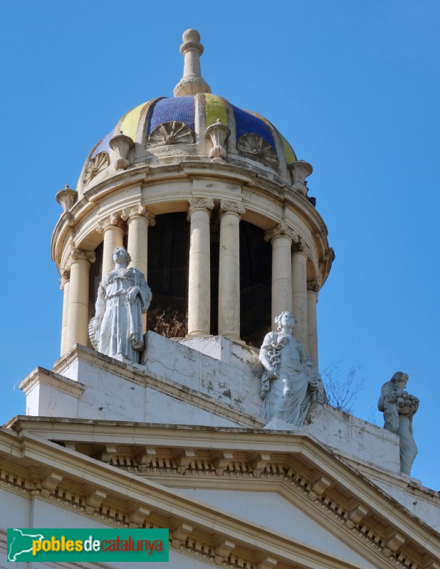Lleida - Antiga Banca Llorens. Cúpula (Foto: Albert Esteves, 2025) Lleida - Antiga Banca Llorens. Cúpula
