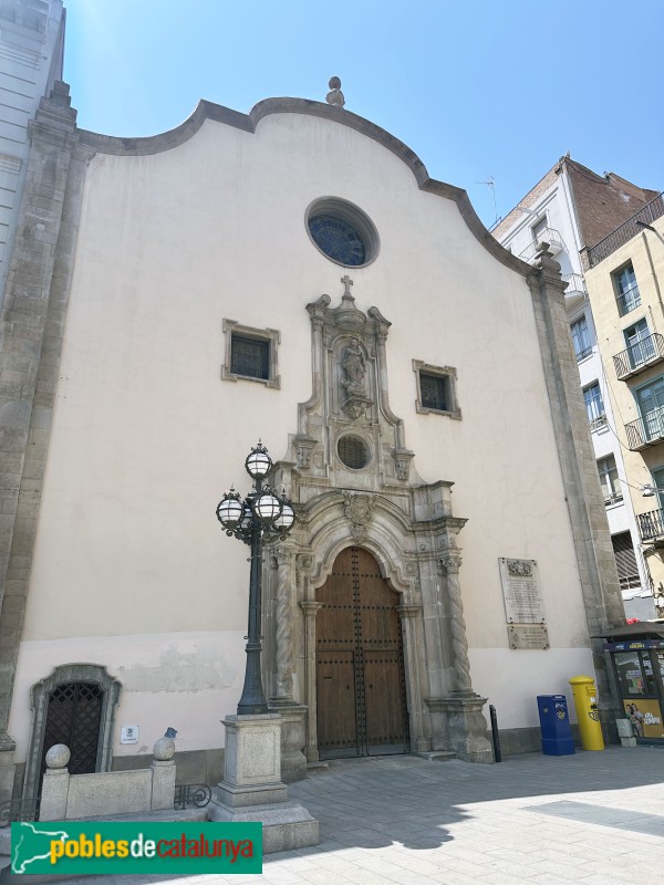 Lleida - Església de Sant Pere. Portada de l'Ensenyança