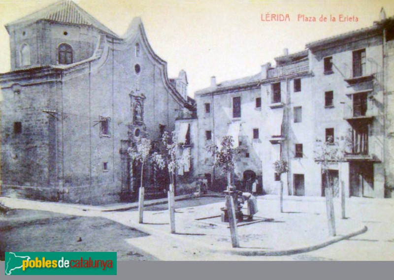 Lleida - Convent de l'Ensenyança. Postal antiga