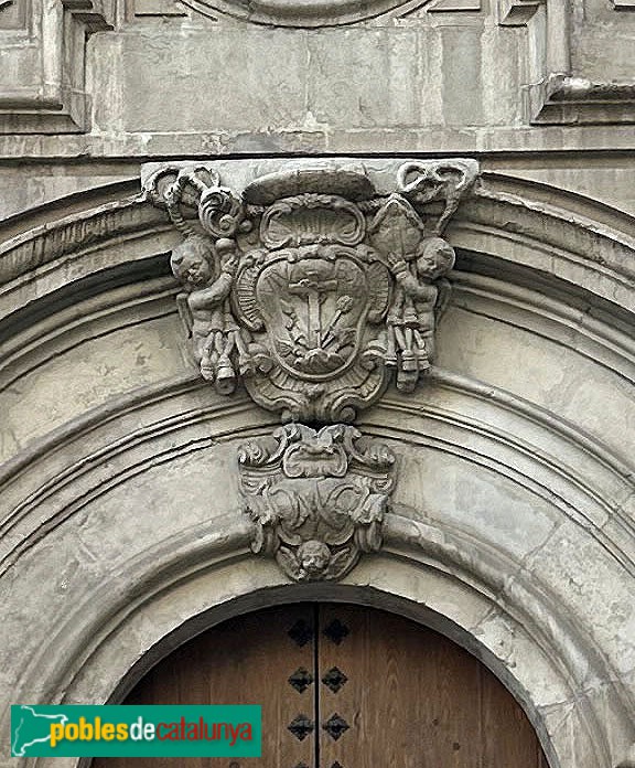 Lleida - Església de Sant Pere. Portada