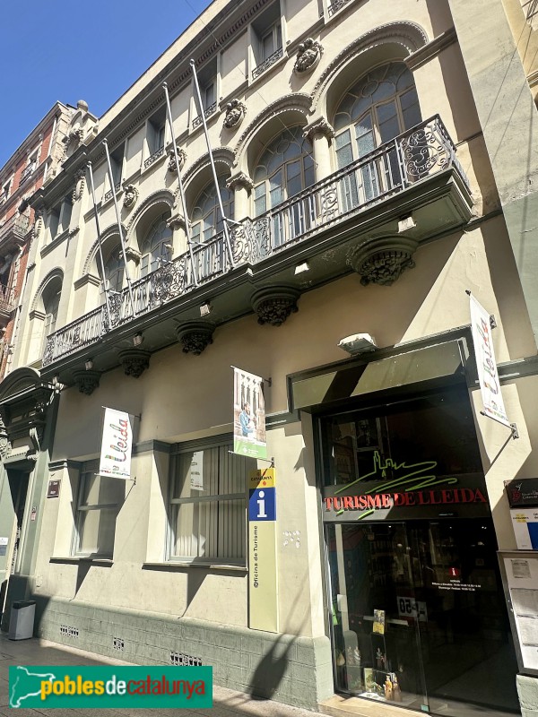 Lleida - Casino Principal. Façana carrer Major