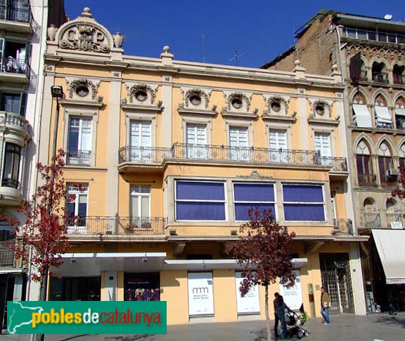 Lleida - Casino Principal. Façana Av. Blondel