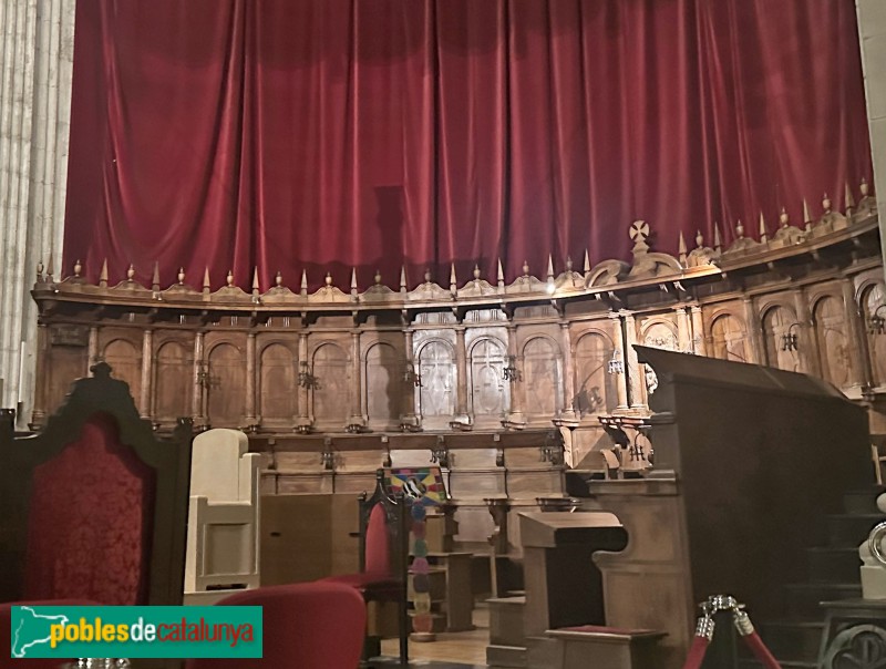 Lleida - Seu Nova. Cadirat del cor (Foto: Albert Esteves, 2025) Lleida - Seu Nova. Cadirat del cor