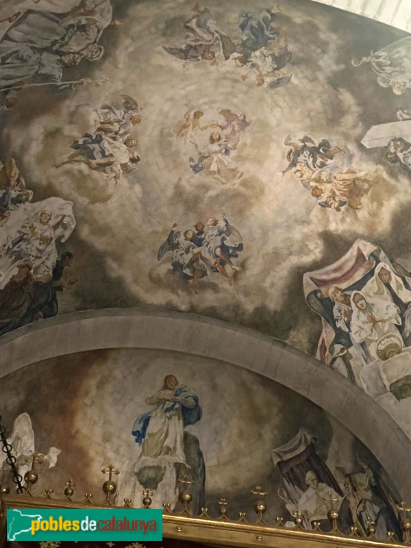 Lleida - Seu Nova. Pintures del presbiteri (Foto: Albert Esteves, 2025) Lleida - Seu Nova. Pintures del presbiteri