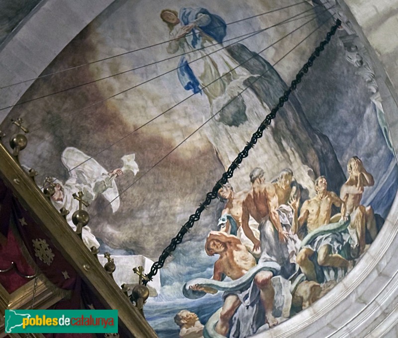 Lleida - Seu Nova. Pintures del presbiteri (Foto: Albert Esteves, 2025) Lleida - Seu Nova. Pintures del presbiteri