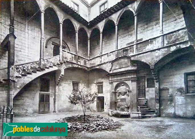 Lleida - Hospital de Santa Maria. Postal antiga