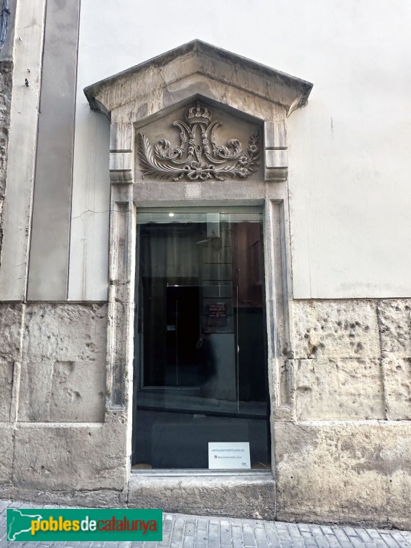 Lleida - Portes de l'església de Sant Pau (Escola d'Art Leandre Cristòfol)