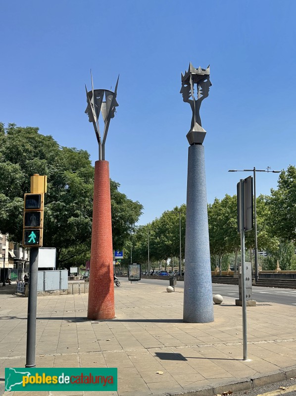 Lleida - Monument als Gegants