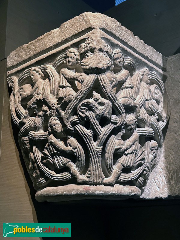 Museu de Lleida - Capitell de l'església romànica de Sant Joan