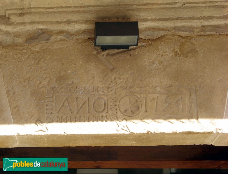 Linyola - Llinda de Cal Rotés (1751)