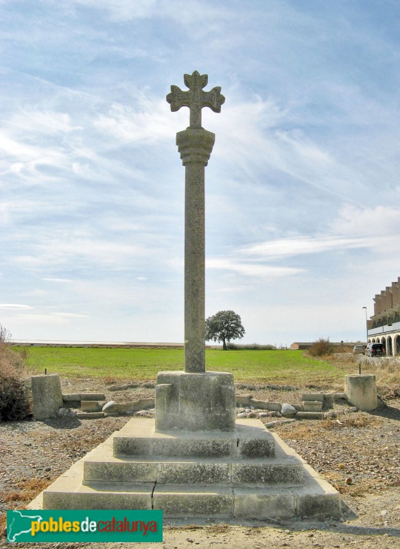 Linyola - Creu dels Olivers (Foto: Albert Esteves, 2008) Linyola - Creu dels Olivers