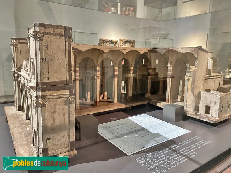 Lleida - Seu Nova. Maqueta original de 1762 (Foto: Albert Esteves, 2025) Lleida - Seu Nova. Maqueta original de 1762