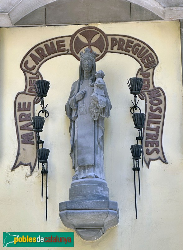 Lleida - Església del Carme. Mafrededeu de Ramon Aguiló (Foto: Albert Esteves, 2025) Lleida - Església del Carme. Mafrededeu de Ramon Aguiló