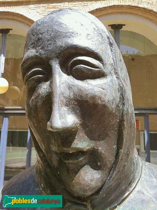 Lleida - Escultura <i>Pensativa</i>