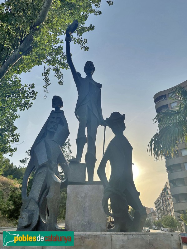 Lleida - Monument a Gaspar de Portolà