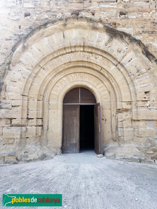 Lleida - Església de Santa Maria de Gardeny. Portada