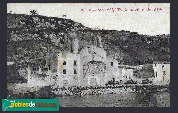 Església del Pilar de Pedret, abans del seu trasllat