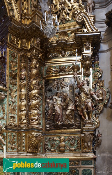 Guissona - Església de Santa Maria. Retaule de Nostra Senyora del Claustre