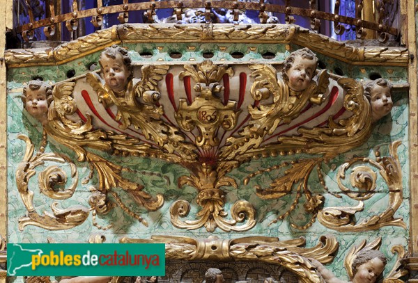 Guissona - Església de Santa Maria. Retaule de Nostra Senyora del Claustre