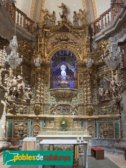 Guissona - Església de Santa Maria. Retaule de Nostra Senyora del Claustre