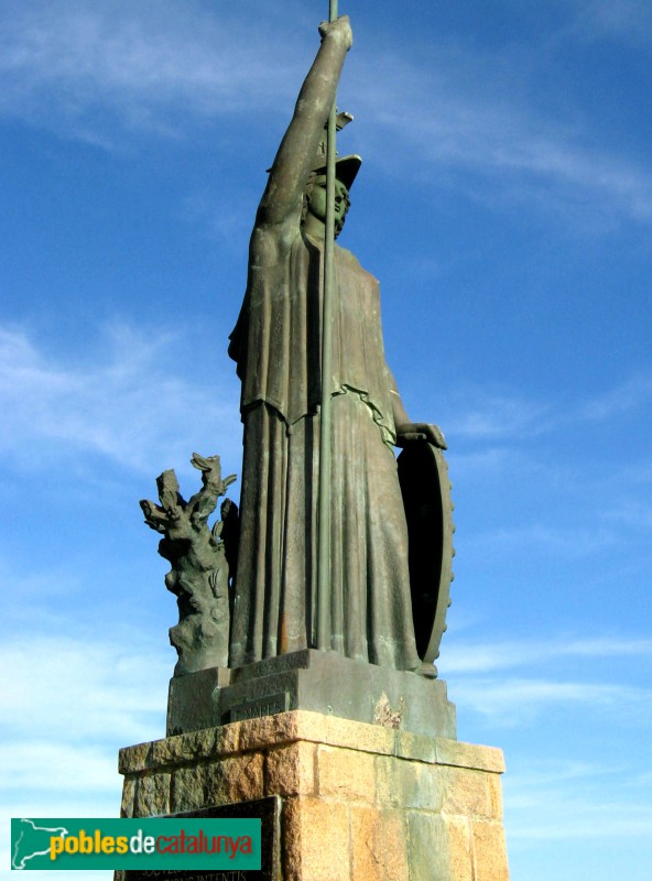 Tossa de Mar - Estàtua de Minerva
