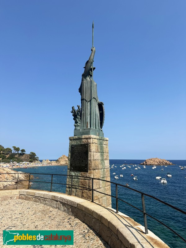 Tossa de Mar - Estàtua de Minerva
