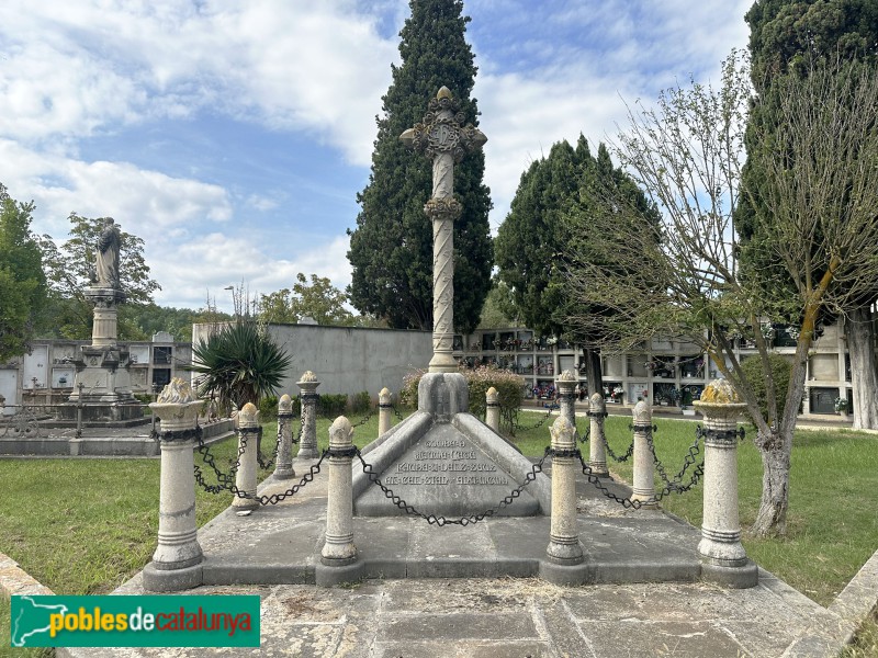 Girona - Cementiri de Pont Major. Sepulcre Jaume Catà