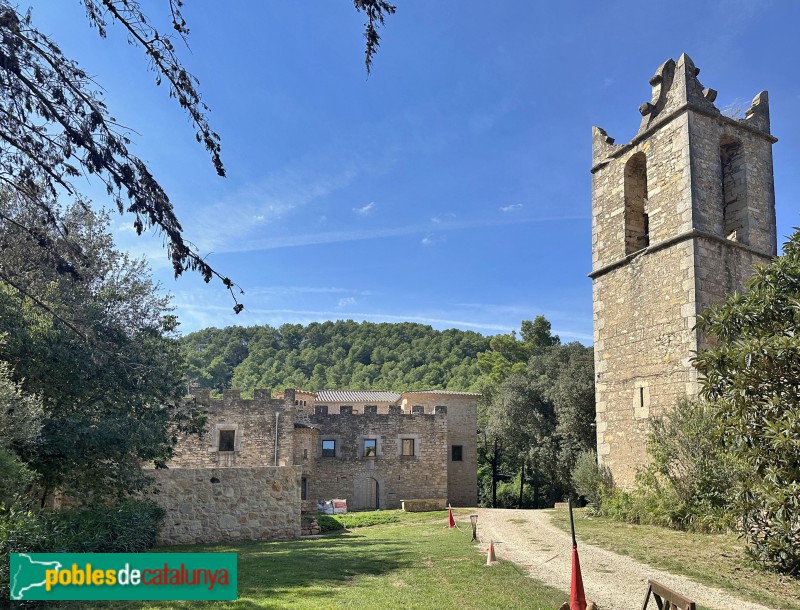 Girona - Castell de Campdorà i campanar de Sant Jaume