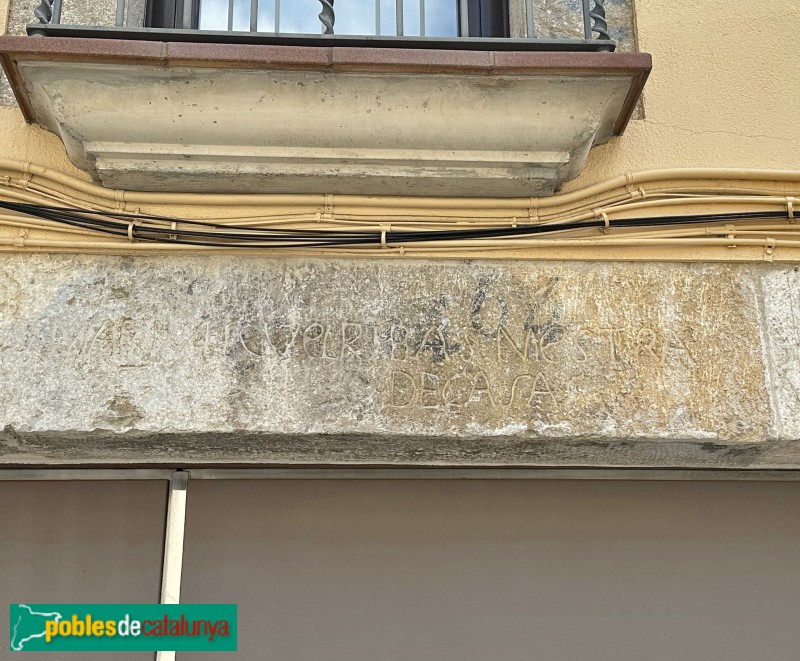 Sarrià de Ter - Llinda (Miquel Ribas, mestra de casas)