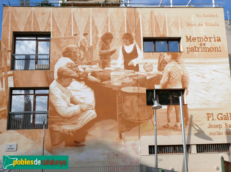 Barcelona - Mural <i>El passat és un pròleg</i>