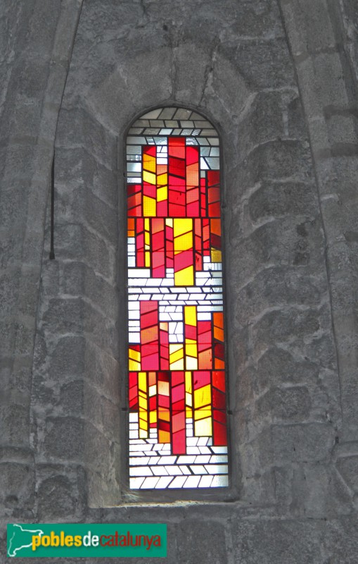 Sant Feliu de Guíxols - Monestir. Vitrall
