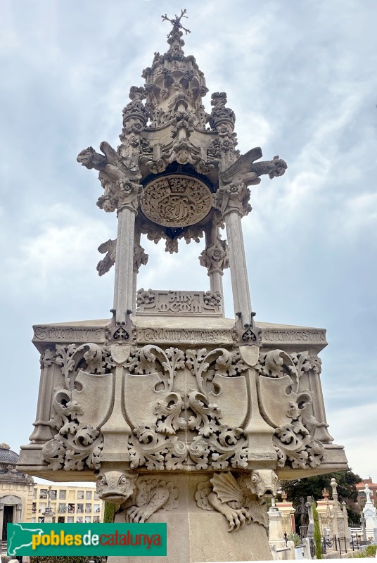 Lloret de Mar -Cementiri de Lloret. Panteó Casanovas-Terrats (Foto: Albert Esteves, 2025) Lloret de Mar -Cementiri de Lloret. Panteó Casanovas-Terrats