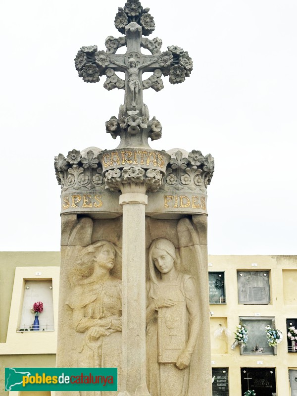 Lloret de Mar - Cementiri. Sepulcre Conill Aldrich (Bonaventura Conill, 1906)