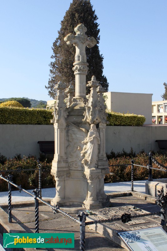 Lloret de Mar - Cementiri. Sepulcre Macià Roca (1907)