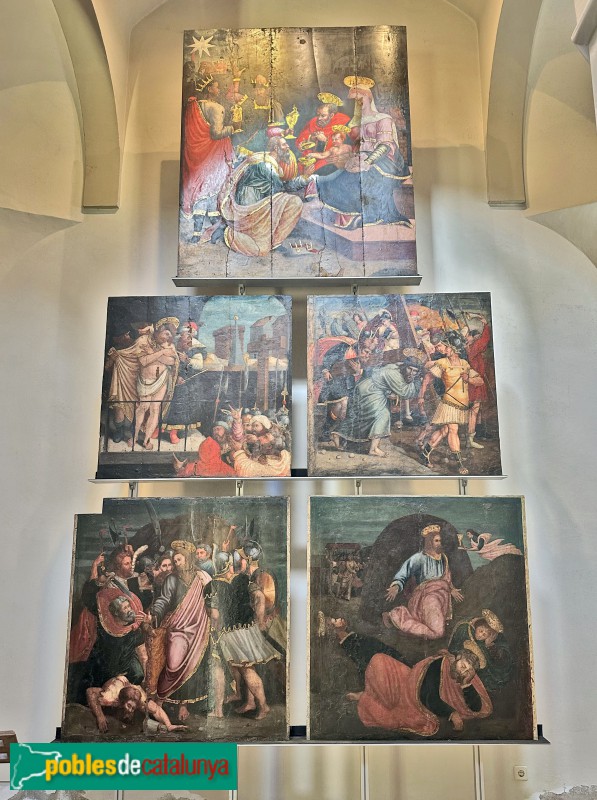 Lloret de Mar - Església de Sant Romà. Retaule renaixentista