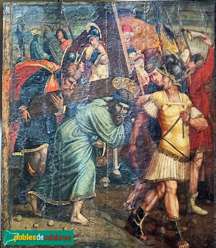 Lloret de Mar - Retaule renaixentista. Pujada al Calvari