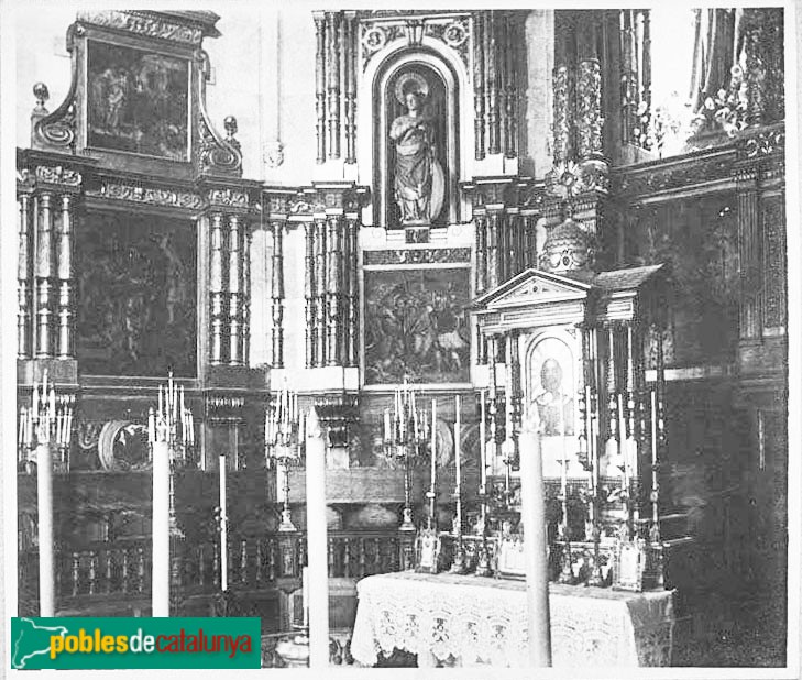 Lloret de Mar - Església de Sant Romà. Retaule renaixentista