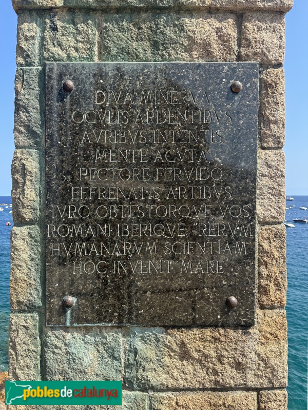 Tossa de Mar - Estàtua de Minerva