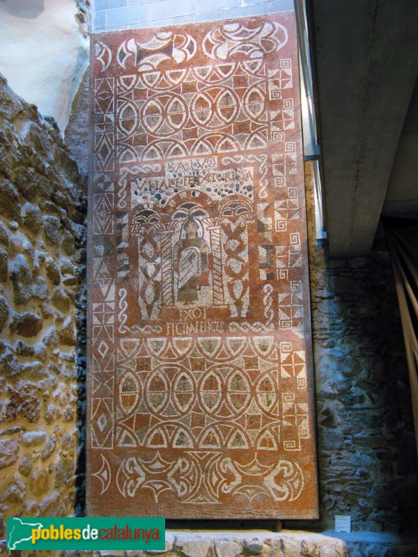 Tossa de Mar - Museu Municipal - Mosaic procedent de la vil·la dels Ametllers