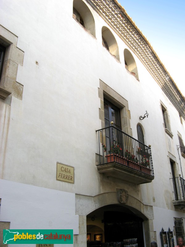 Tossa de Mar - Can Ferrer (Foto: Albert Esteves, 2008) Tossa de Mar - Can Ferrer