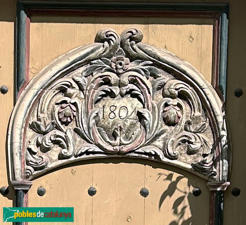 Tossa de Mar - Porta de 1804 Detall