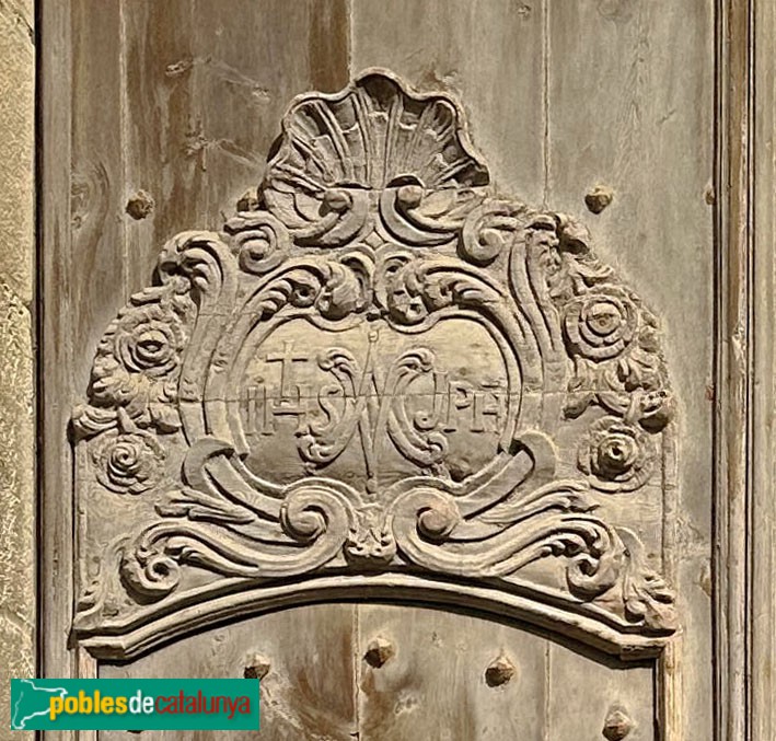 Tossa de Mar - Porta del segle XVIII. Detall