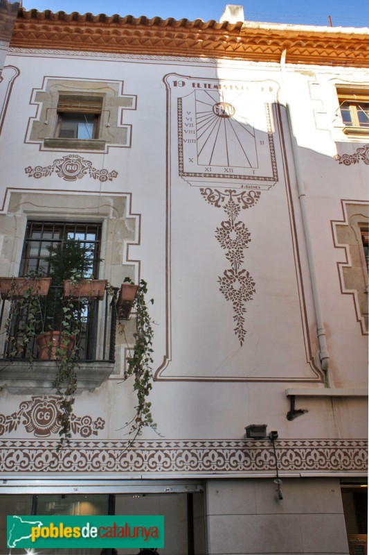 Lloret de Mar - Cases del carrer Sant Romà (Foto: Albert Esteves, 2011) Lloret de Mar - Cases del carrer Sant Romà