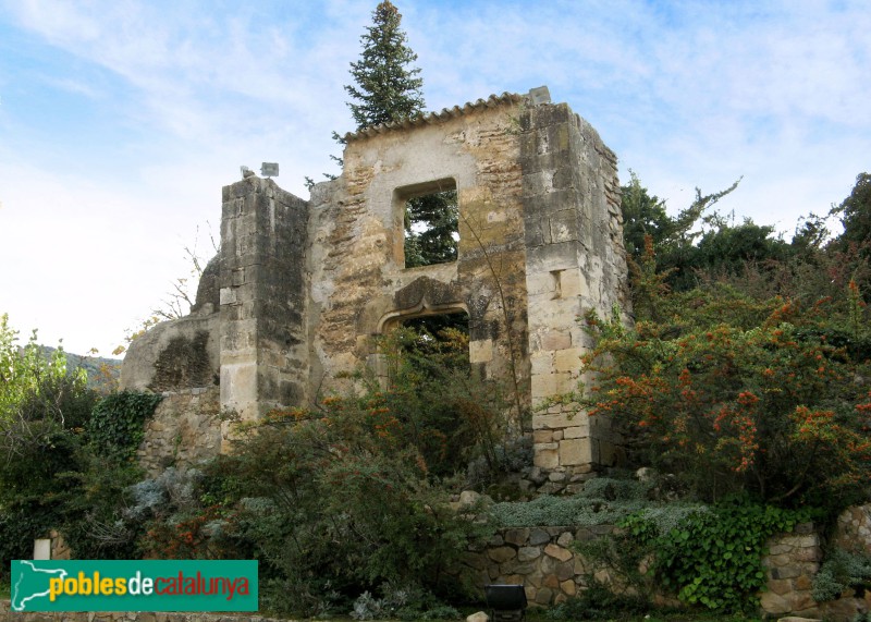 Monestir de Poblet - Ruïnes del palau abacial