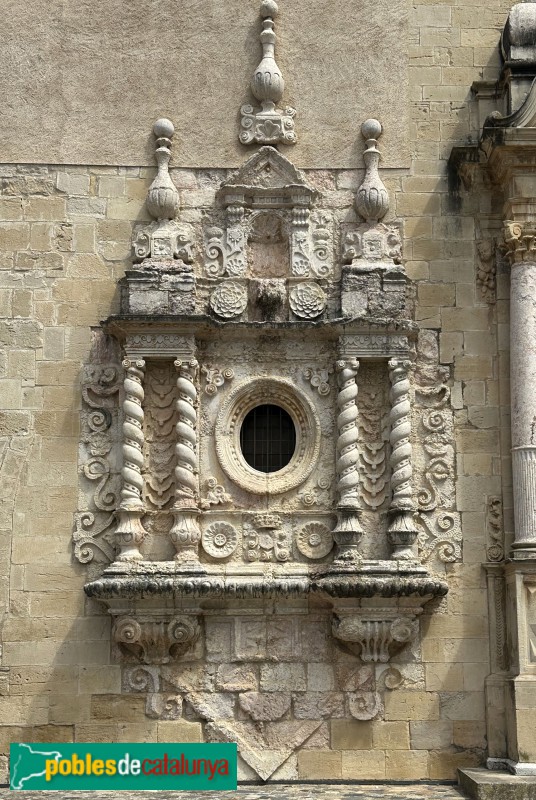 Monestir de Poblet - Façana de l'església