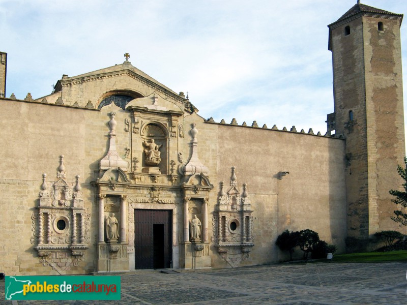 Monestir de Poblet - Façana de l´església