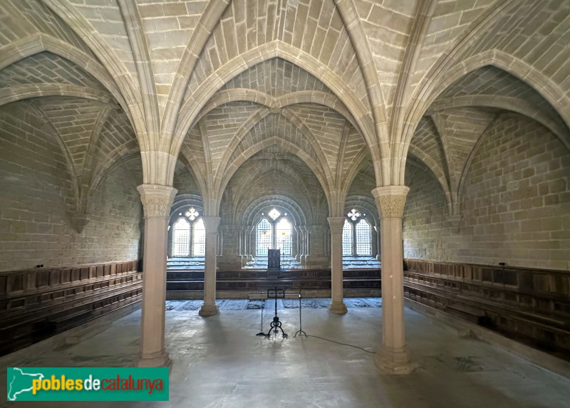 Monestir de Poblet - Sala capitular
