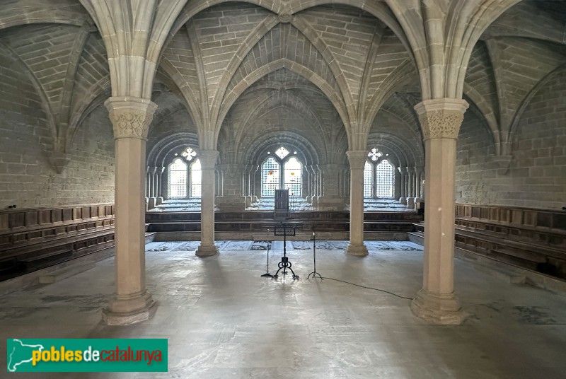 Monestir de Poblet - Sala capitular