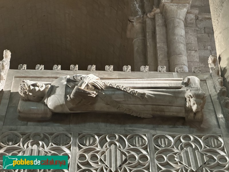 Monestir de Poblet - Sepulcres reials. Alfons el Cast