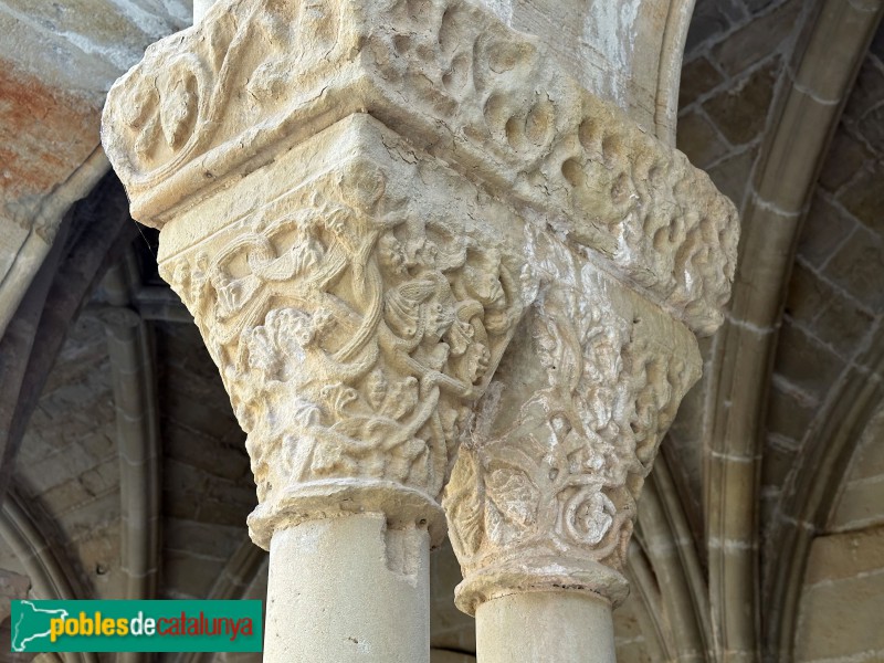 Monestir de Poblet - Capitells del claustre